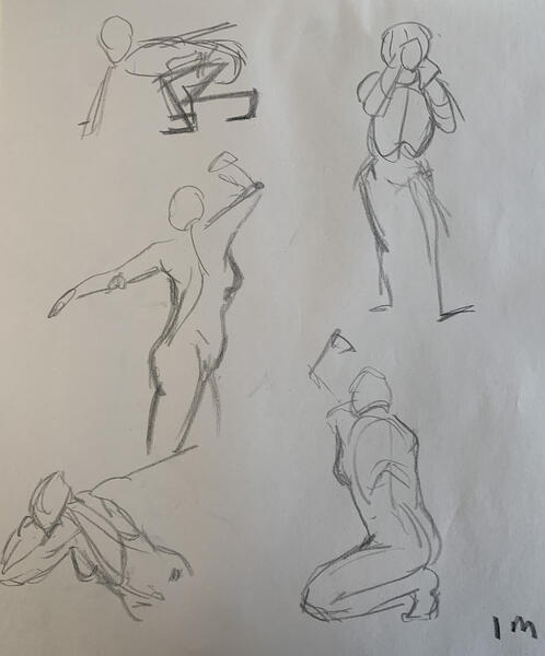 1 minute poses